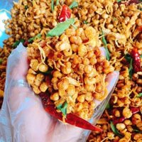 NGÔ CAY SẤY BÒ LÁ CHANH SIÊU GIÒN NGON