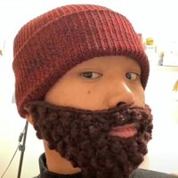 Ngộ nghĩnh Đan Mũ Râu Mùa Đông Ấm Áp Thời Trang Unisex Hip Hop Beanie Mũ Gió Mặt nạ Mũ Quà Tặng Giáng Sinh
