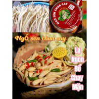 Ngó sen chua cay đặc biệt làm từ đầu ngó sen bổ dưỡng dùng chay và mặn hủ 450gr