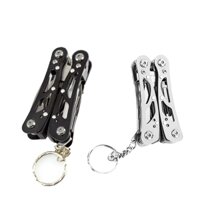 Ngoài Trời Kẹp Mini 420 Thép Không Gỉ Gấp Kìm Cáp Vũ Nữ Thoát Y Gấp Crimper Dây Cắt Đa Năng Bỏ Túi Dao Đa Dụng Cụ