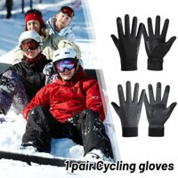 Ngoài Trời Nhiệt Lông Cừu Chống Gió Mùa Đông Găng Tay Đi Xe Đạp Nam Găng Tay Thể Thao Trượt Tuyết P4v0