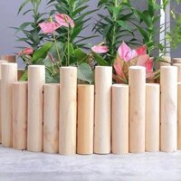 Ngoài Trời Sân Trong Nhà Và Ngoài Trời Hàng Rào Gỗ Sát Trùng Hàng Rào Gỗ Chắc Chắn Hàng Rào Carbonized Stump Hàng Rào