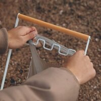 Ngoài Trời Thùng Rác Treo Rác Giá Đựng Đồ Nhà Bếp Túi Lưới Dã Ngoại Để Bàn Giá Lưu Trữ Lưới Đựng Tú