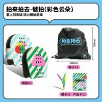 Ngoài trời trong nhà cha mẹ-con tay trò chơi bắn súng đá cầu lươi vợt cầu lông gia đình tay dế đồ c