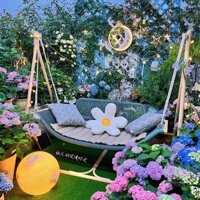 🔥Ngoài trời xích đu ghế bập bênh trong nhà ban công sân vườn ghế ngả lưng tựa võng09