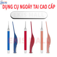 Ngoáy tai có đèn Led cho bé Nhíp gắp ráy tai Bộ dụng cụ lấy ráy tai có đèn bằng thép Cao cấp cho trẻ em Phụ kiện vệ sinh tai đa năng an toàn cho gia đình