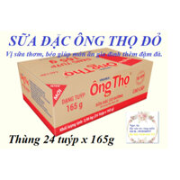 NGỌC AN - SỮA ĐẶC ÔNG THỌ ĐỎ ( THÙNG 24 TUÝP X 165G ) - Vị sữa thơm, béo giúp món ăn gia đình thêm đậm đà.