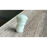 Ngọc Jadeite Jade A chạm hình tiểu cương thi