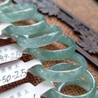 [Ngọc Tự Nhiên] Ngọc A Hàng Vòng Waxy Ice Seed Ice Keo Trong Suốt Bông Tuyết Vòng Đường Kính Trong 15-20 Đảm Bảo Một Hoàn Hảo