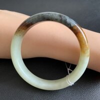 [Ngọc tự nhiên] Quà tặng lễ hội trung thu Vòng tay Xiuyu đích thực tự nhiên Ice Permeable Dưỡng ẩm nửa tường Nước núi Vòng tay đẹp Một đối tượng Một bức tranh