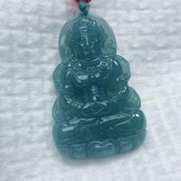 Ngọc Tự Nhiên Xanh Mặt Dây Chuyền Nước Tara Guanyin Băng Nam Nữ Mặt Dây Chuyền Ngọc Ngọc Guanyin Vòng Cổ Ngọc Mặt Dây Chuyền20250306