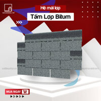 NGÓI BITUM PHỦ ĐÁ DẠNG ĐỒNG PHẲNG – MÀU XÁM