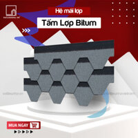 NGÓI BITUM PHỦ ĐÁ DẠNG TỔ ONG – MÀU XÁM