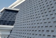 Ngói đá Bitum phủ đá BTM vảy rồng màu xám