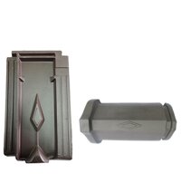 Ngói Hạ Long Viglacera GT2214 tráng men xám