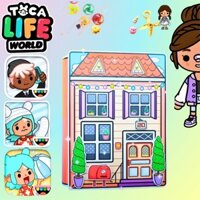 Ngôi nhà bằng giấy của bé Beak street building in quiet book