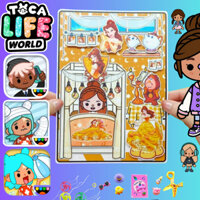 Ngôi nhà búp bê đồ chơi trí tuệ học liệu toca Bella Quite Book đồ chơi montessori tri tuệ thông minh