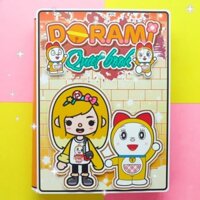 Ngôi nhà búp bê học liệu Toca DoreMon quite book đồ chơi bóc dán thông minh montessori
