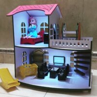 Ngôi nhà búp bê mini kèm phụ kiện