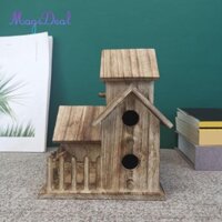 Ngôi nhà chim bằng gỗ cho hộp chim bên ngoài cho sân vườn
