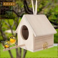 Ngôi nhà chim bằng gỗ Nhà chim Đồ dùng cho thú cưng Hộp làm tổ chim ngoài trời cho sân vườn