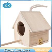 Ngôi nhà chim bằng gỗ Tổ treo bên ngoài để trang trí sân vườn chim