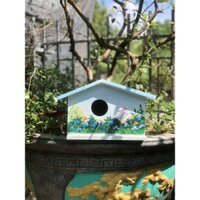 ngôi nhà chim bằng gỗ