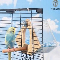 Ngôi nhà chim gỗ YITAQI mở thiết thực cho lồng chim