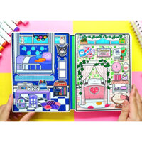 Ngôi nhà của 2 cô nàng Streamer - búp bê giấy Tocaboca