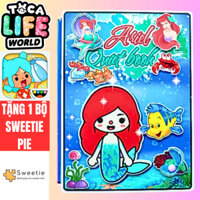 Ngôi nhà của bé Ariel Mermaid Princess House In Quiet Book đồ chơi cho bé gái đồ chơi kuromi cô tiên xanh