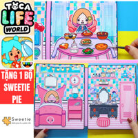 Ngôi nhà của bé Enid's Pink House In Quiet Book ngồi nhà búp bê tocaboca