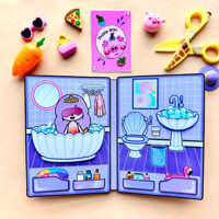 Ngôi nhà tiên cá Toca- Búp bê giấy