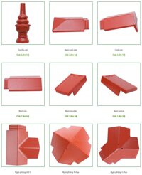 Ngói phụ kiện đi kèm lợp ngói phẳng Inari