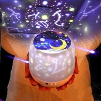 Ngôi Sao Bầu Trời Đầy Sao led Đèn Ngủ Mặt Trăng Máy Chiếu Đèn led Đầy Màu Sắc Xoay Bé Trẻ Em Quà Tặng Sinh Nhật