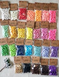 Ngôi sao giấy xếp sẵn 50 cái màu tím xanh