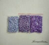 Ngôi sao giấy xếp sẵn 50 cái màu tím đậm