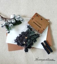 Ngôi sao giấy xếp sẵn 50 cái màu đen