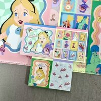 Ngôi sao mặt trời Nhật Bản Ngôi sao mặt trời Alice 's Wonderful Wave Series Thư mục Notepad A4 vuông giới hạn