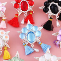 Ngôi sao năm cánh đính cườm Spike có thể đeo bút lỗ thẳng DIY