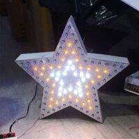Ngôi sao noel 5 cánh 40cm - 100 Led