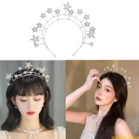 Ngôi Sao Tốt Nhất Tiaras Đầu Cô Dâu Tiaras Cho Đám Cưới Tiaras Kim Cương Giả Ngôi Sao Băng Đô