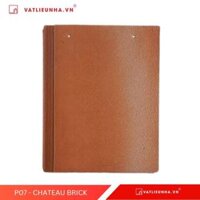 Ngói Thái SCG Dạng Phẳng màu ChateauBrick P07