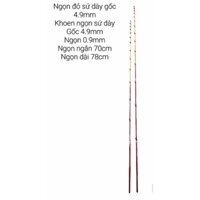 Ngọn cần IKADA sứ to ngọn đỏ gốc 4.9mm