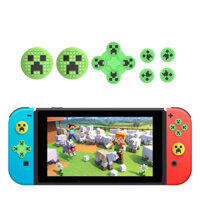 Ngón Tay Cái Dính Cầm Nắp Dành Cho Switch Oled NS Joy-con Dễ Thương Chống Trơn Trượt Silicone Mềm D-pad Nút Chữ Thập ABXY Chìa Khóa Miếng Dán Da