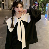 Ngọt Ngào Phong Cách Mới Búp Bê Nơ Khăn Choàng Cổ Áo Len Xuân Thu Trang Trí Cổ Lớn