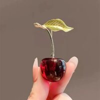 Ngọt Ngào Tím Đỏ Anh Đào Thổ Cẩm Nữ Unisex Men Trái Cây Chân Sự Kiện Đảng Quần Áo Phụ Kiện Trang Trí