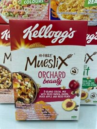 Ngũ cốc ăn Kellogg’s hi-fiber Mueslix ORCHARD beauty