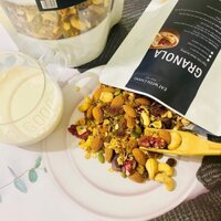 Ngũ Cốc Ăn Kiêng-Giảm Cân Siêu Hạt Granola.Vị Socola Ăn Vặt - Bữa Ăn Phụ Tiện Lợi