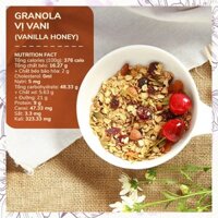 Ngũ cốc ăn kiêng Natural Granola, ngũ cốc giảm cân dinh dưỡng, gói 250g - B02 bakee