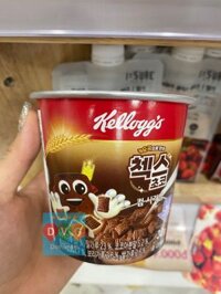 Ngũ Cốc Ăn Sáng Kelloggs Choco Chez Hàn Quốc Dạng Cốc 30G / 켈로그) 첵스초코(컵) 30G